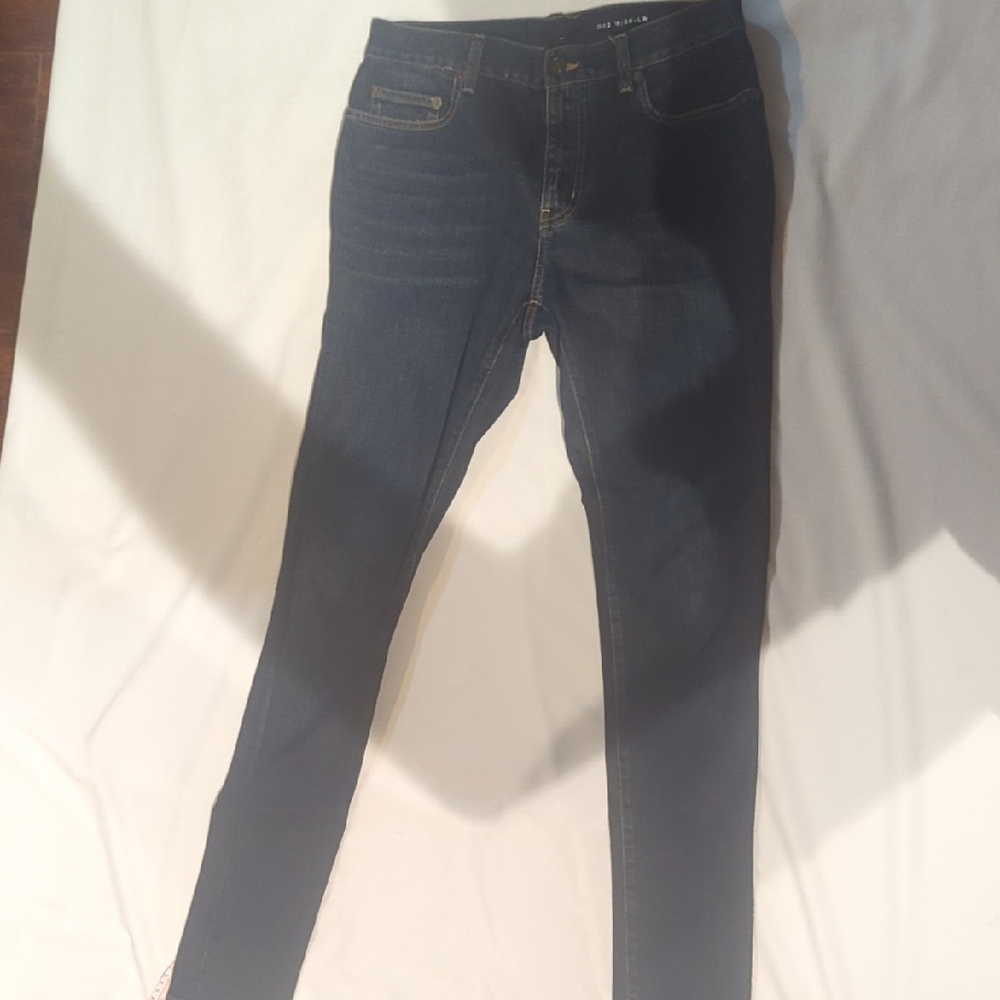 Saint Laurent Men's Dark Blue Skinny Jeans